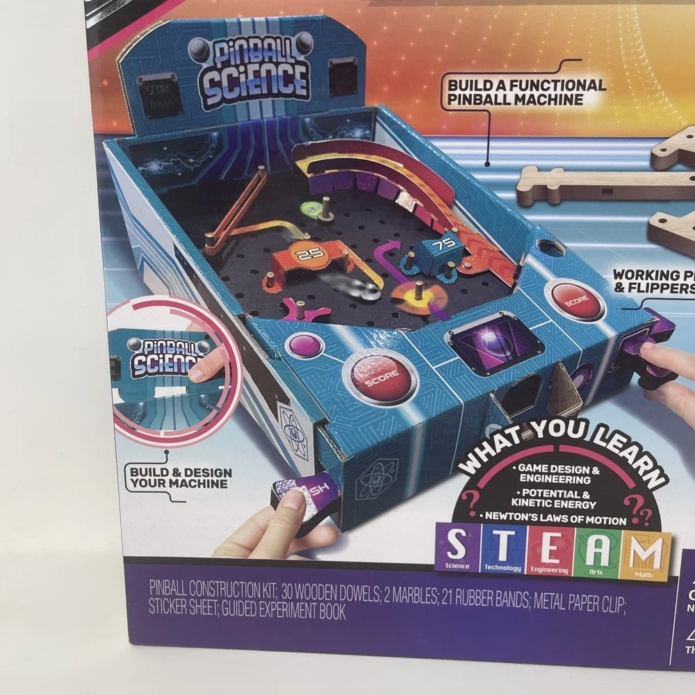 Lot 3 New‎ Steam Toys Science Physics Space Pinball Designer Kit